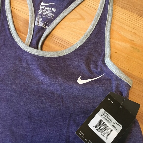 Nike Racerback Purple Tank Top XS - Picture 5 of 5